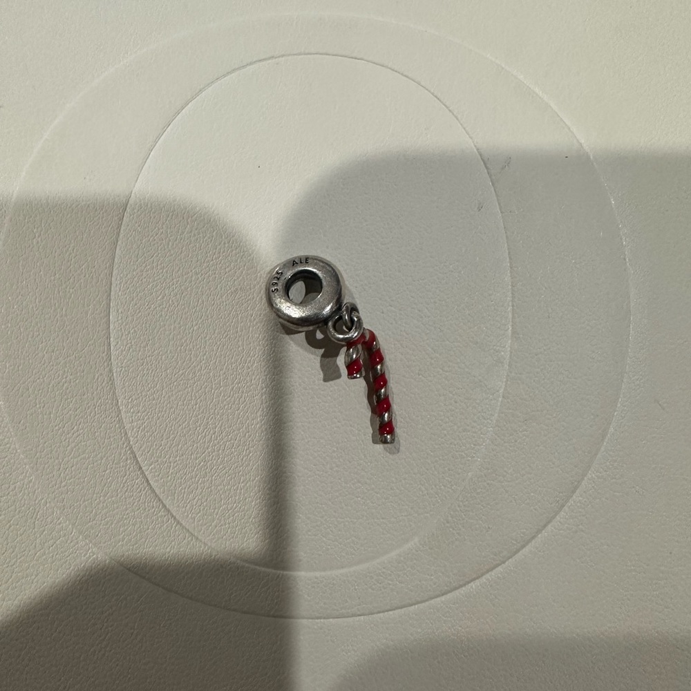 Pandora candy cane charm